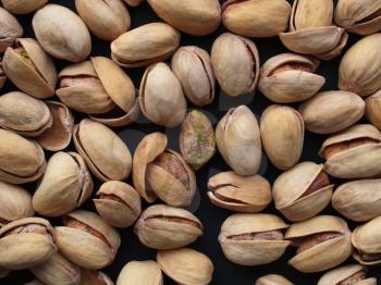 Food - Salted roasted pistachio nut with shell - useful as a background