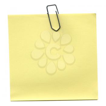 Post it isolated over a white background