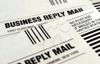 Detail of business reply mail form