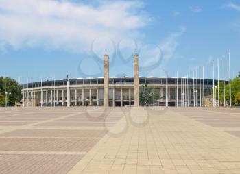 The Berlin Olympiastadion stadium in Germany