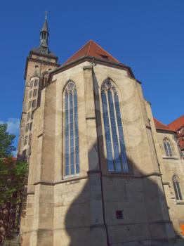 Stiftskirche Church in Schillerplatz, Stuttgart, Germany