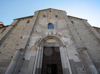Basilica of Sant Abbondio church in Como, Italy