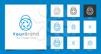 This logo design is perfect for business application security technology