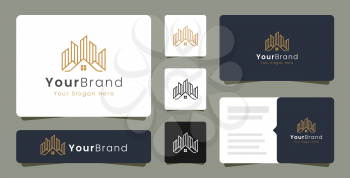 Luxury logo for the property, architecture, real estate and mortgage industries.