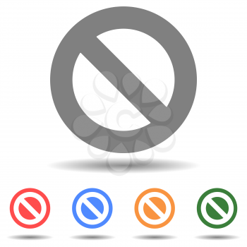 No waiting, no standing road sign icon vector
