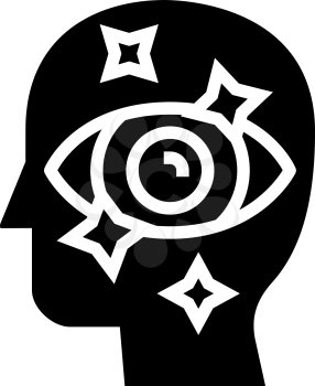 aesthetics philosophy glyph icon vector. aesthetics philosophy sign. isolated contour symbol black illustration