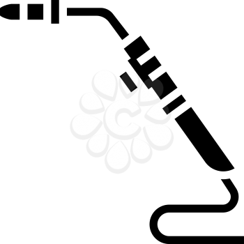 equipment welding glyph icon vector. equipment welding sign. isolated contour symbol black illustration