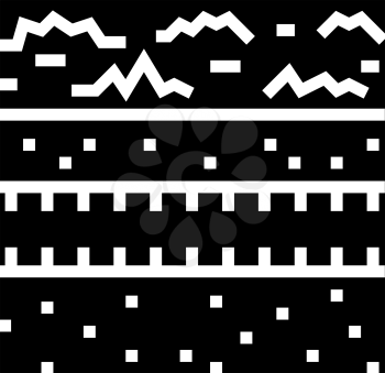 underground drainage system glyph icon vector. underground drainage system sign. isolated contour symbol black illustration