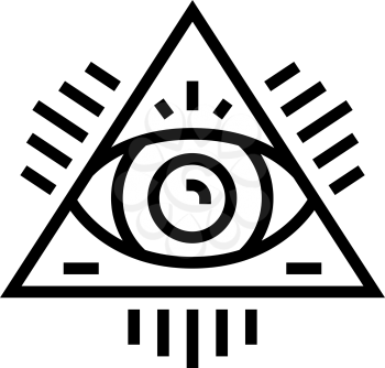 medal astrological line icon vector. medal astrological sign. isolated contour symbol black illustration