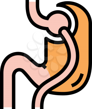 lacing bariatric color icon vector. lacing bariatric sign. isolated symbol illustration