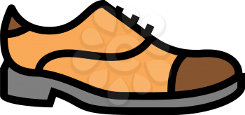 leather shoe care color icon vector. leather shoe care sign. isolated symbol illustration