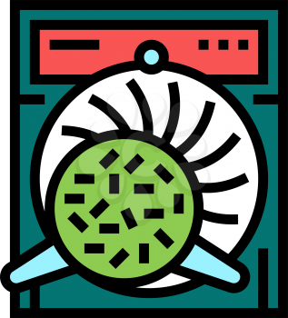 twisting tea color icon vector. twisting tea sign. isolated symbol illustration