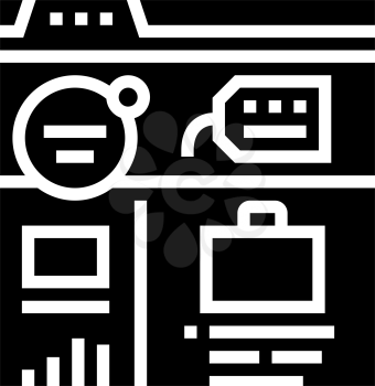 social network glyph icon vector. social network sign. isolated contour symbol black illustration