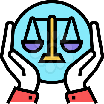 legislation law dictionary color icon vector. legislation law dictionary sign. isolated symbol illustration