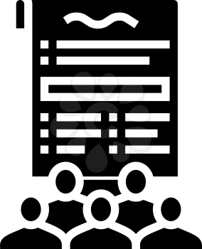social norms law dictionary glyph icon vector. social norms law dictionary sign. isolated contour symbol black illustration