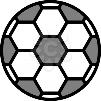 ball soccer color icon vector. ball soccer sign. isolated symbol illustration