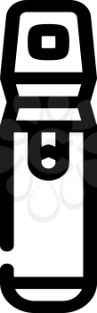 spray with perfume groomer line icon vector. spray with perfume groomer sign. isolated contour symbol black illustration