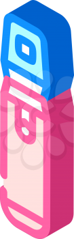 spray with perfume groomer isometric icon vector. spray with perfume groomer sign. isolated symbol illustration