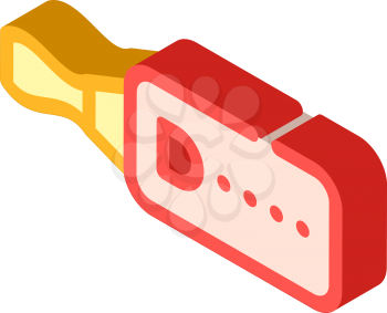 ultrasonic whistle isometric icon vector. ultrasonic whistle sign. isolated symbol illustration