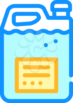 disinfectant liquid bottle color icon vector. disinfectant liquid bottle sign. isolated symbol illustration