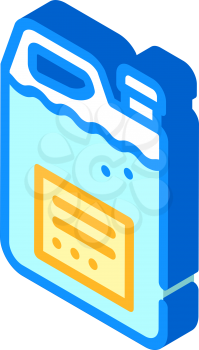 disinfectant liquid bottle isometric icon vector. disinfectant liquid bottle sign. isolated symbol illustration