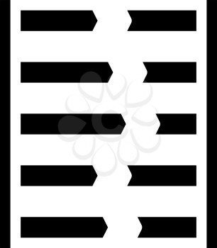 dna testing glyph icon vector. dna testing sign. isolated contour symbol black illustration