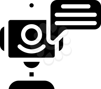 robot astronaut glyph icon vector. robot astronaut sign. isolated contour symbol black illustration