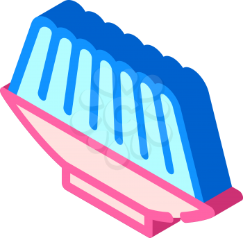 agar-agar meal isometric icon vector. agar-agar meal sign. isolated symbol illustration