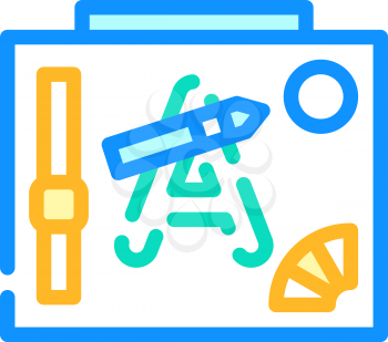 design courses color icon vector. design courses sign. isolated symbol illustration