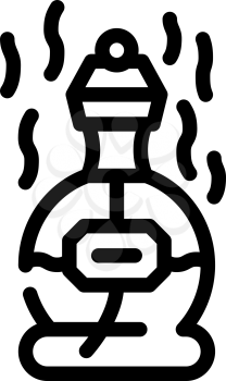 perfume scent line icon vector. perfume scent sign. isolated contour symbol black illustration