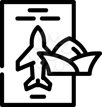 stewardess courses line icon vector. stewardess courses sign. isolated contour symbol black illustration