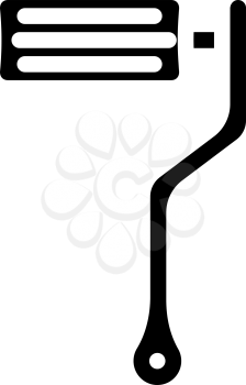 handle callus remover glyph icon vector. handle callus remover sign. isolated contour symbol black illustration