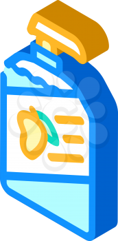 soap mango isometric icon vector. soap mango sign. isolated symbol illustration