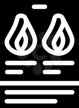 color catalog for painting hair glyph icon vector. color catalog for painting hair sign. isolated contour symbol black illustration