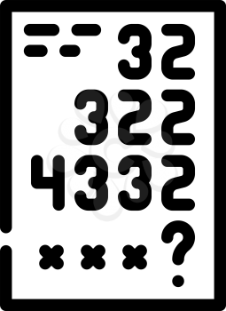 logical tasks line icon vector. logical tasks sign. isolated contour symbol black illustration