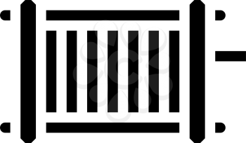 generator hydrogen glyph icon vector. generator hydrogen sign. isolated contour symbol black illustration