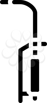 gas burner tool glyph icon vector. gas burner tool sign. isolated contour symbol black illustration