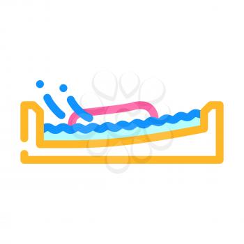flow board water sport color icon vector. flow board water sport sign. isolated symbol illustration