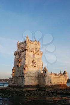 Royalty Free Photo of the Belem Tower in Portugal 