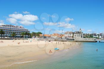 Royalty Free Photo of a Beach in Cascais City, Portugal