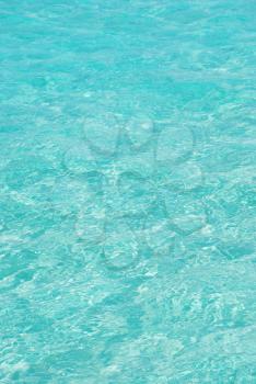 Royalty Free Photo of the Ocean Water from a Maldivian Island