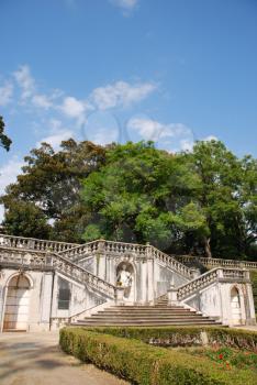 Royalty Free Photo of an Ornamental Ajuda Garden in Lisbon, Portugal
