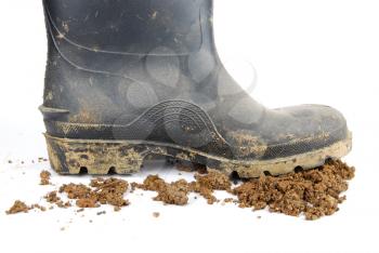 Royalty Free Photo of a Farmer's Boot 
