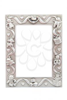 Royalty Free Photo of a Metal Photo Frame