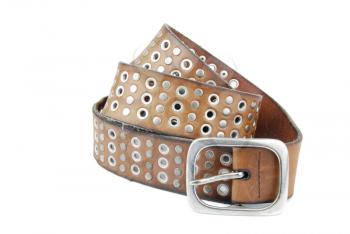 Royalty Free Photo of a Brown Leather Belt
