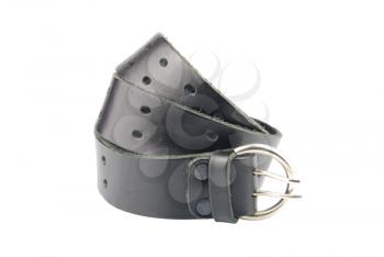 Royalty Free Photo of a Black Leather Belt