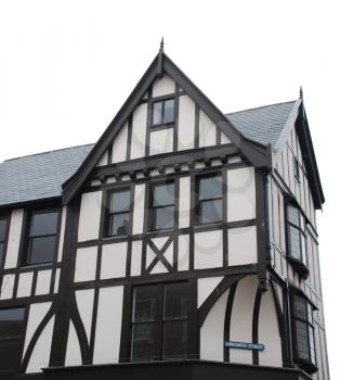 Royalty Free Photo of a Tudor House in Gloucester, England