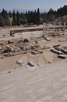Royalty Free Photo of the Ruins of Asclepieion in Kos, Greece