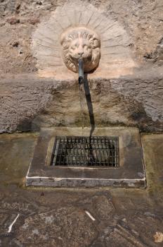 Royalty Free Photo of a Sacred Water Fountain in Lagoudi Village (Kos), Greece