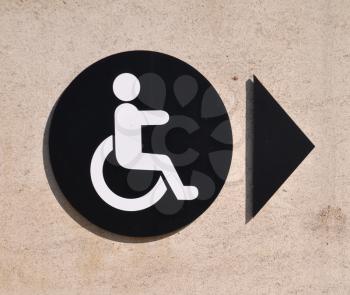 Royalty Free Photo of a Handicap Sign